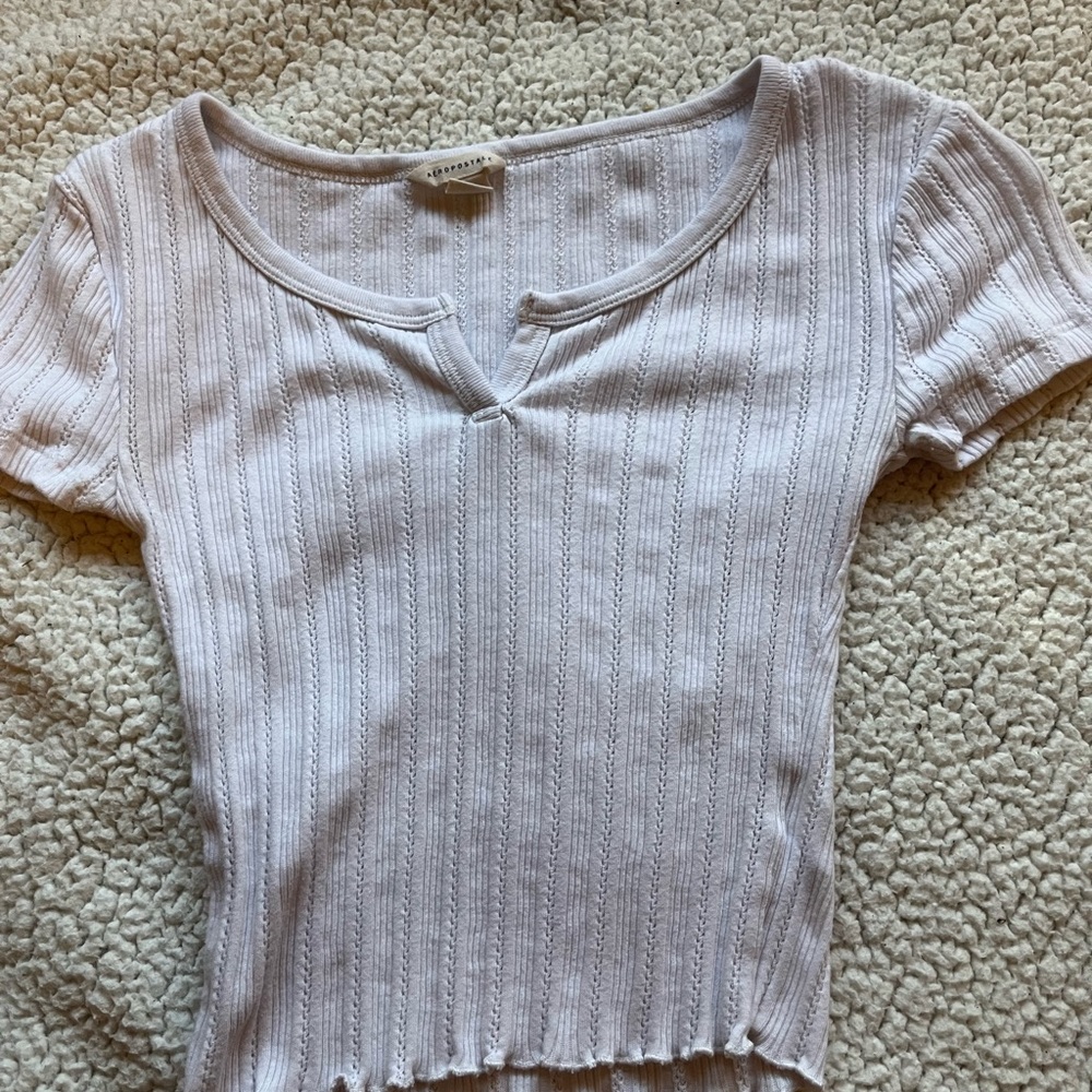 white baby tee